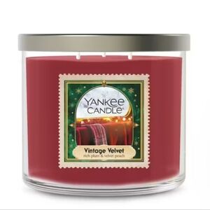 Yankee Candle Vintage Velvet 3 Wick 14.5oz NWT